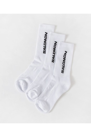 Salomon Sports Daily Everyday Crew 3Pack Socks White (3 Pairs)
