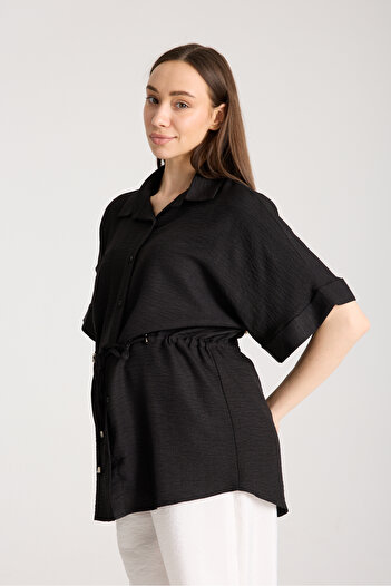 Entarim Maternity Shirt Collar Tunic