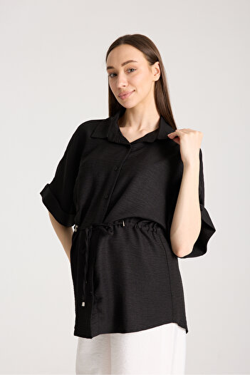 Entarim Maternity Shirt Collar Tunic