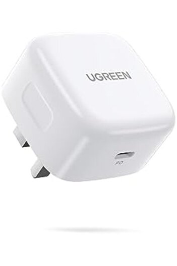 Ugreen USB C Charger for iPhone 16 PD 20W Type, Fast Charging Plug, Smart Protection, Universal Trav
