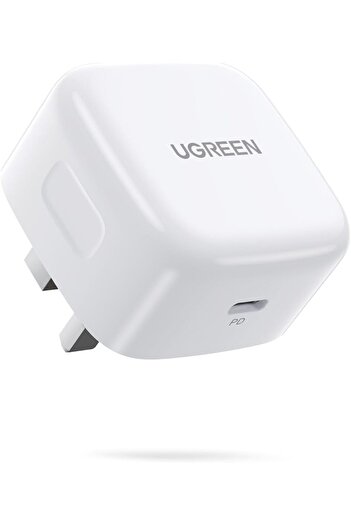 Ugreen USB C Charger for iPhone 16 PD 20W Type, Fast Charging Plug, Smart Protection, Universal Trav