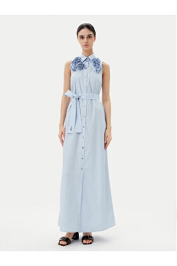 Karl Lagerfeld Rochie de vară pentru femei A2W13004 Albastru deschis