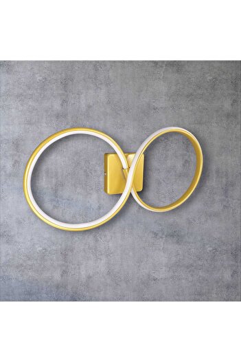 Genel Markalar Gold Infinity Modern Beyaz Led Aplik