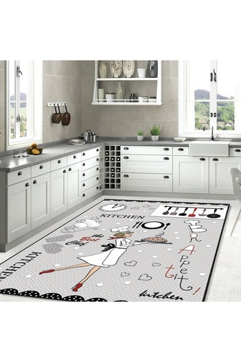 HOMS Best Chef kitchen rug, 200x120 cm, digital print, non-slip, multicolor