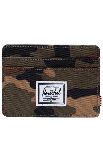 herschel Charlie Rfid Protected Multi-Card Compartment Card Holder Wallet