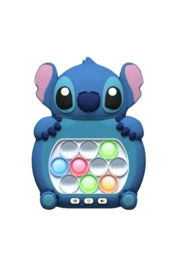 OEM Pop-It Console interactive game, anti-stress, with sounds and lights, Stitch shape