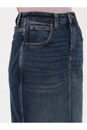 Lee Fustă din denim pentru femei 112355270 bleumarin