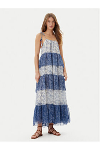 Pepe Jeans Rochie de vară pentru femei PL953739 albastră