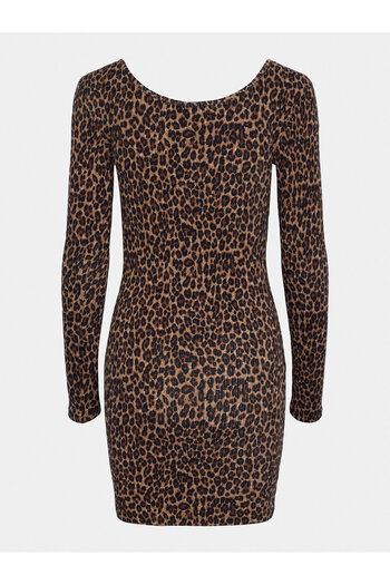 PIECES Women's Casual Dress 17148389 Brown