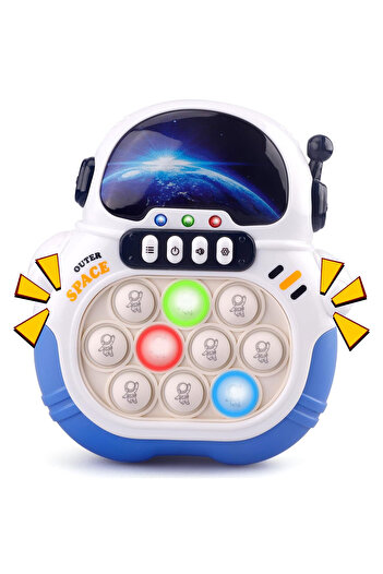 OEM Jucarie Pop It Electronic/Consola Premium, cu Lumini, 3 Culori, 7 Moduri de Joc, si 999 Nivele, Astr