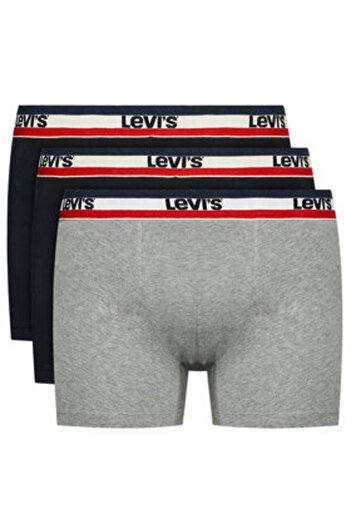 Levi's levi s Men's Set of 3 Boxers 37149-0544 Black, Gray