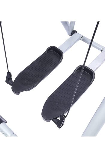 Fitness Max Foldable Flying Gazelle Exercise Machine 13.5 x 144 x 74 cm - Silver and Black
