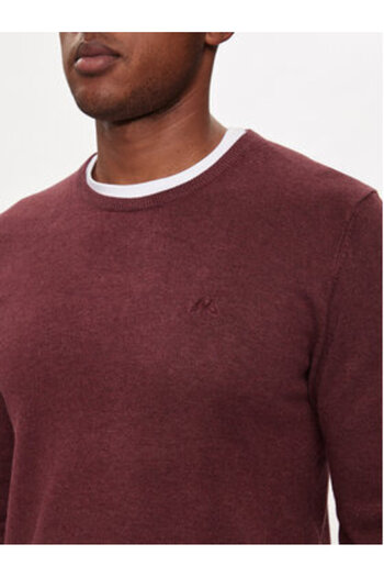 Lindbergh Men's Sweater 30-80043 Burgundy