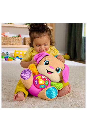 FISHER PRICE Fisher-Price Eğlen ve Öğren Yaşa Göre Gelişim Köpekçiğin Kız Kardeşi, müzikli, bebek oyuncağı JFD34