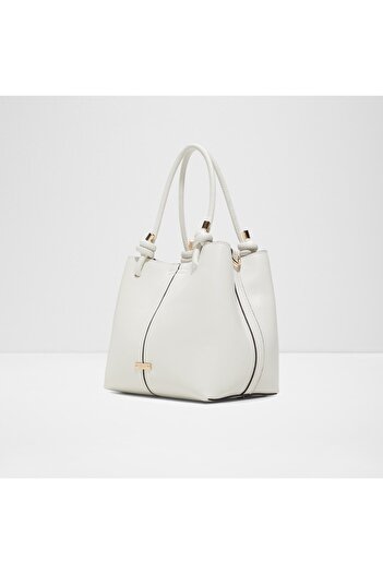 Aldo Evielily - Women's Faux Leather White Magnetic Closure Small Size Purse