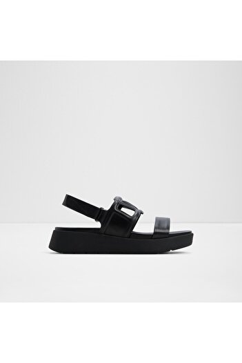 Aldo Onuvia - Women's Genuine Leather Black Velcro Anatomical Sandals