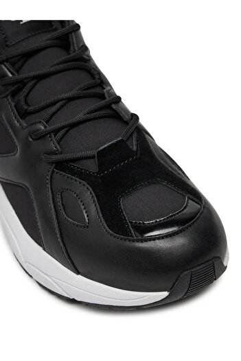 Calvin Klein Sneakers Retro Tennis Low Laceup Mtl YM0YM00985 Black