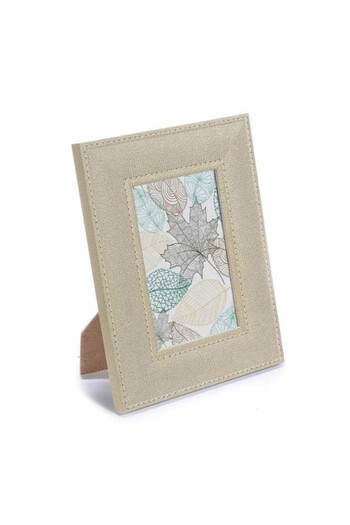Decorer Beige polyresin table photo frame cm 17 x 22 H