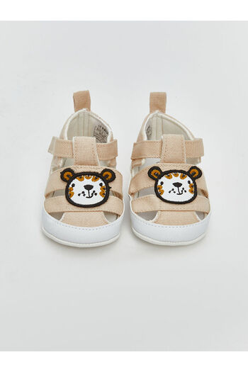 LC Waikiki Bear Embroidered Baby Boy Sandals