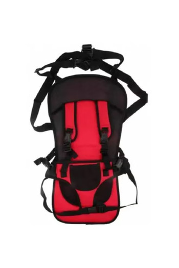 Yelajoy Kid's Car Seat,multifunctional Portable Cushioned,adjustable With Safety Harness,red