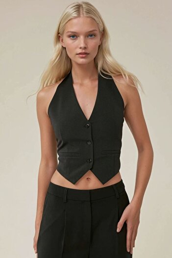 Hiccup V-Neck Sleeveless Vest