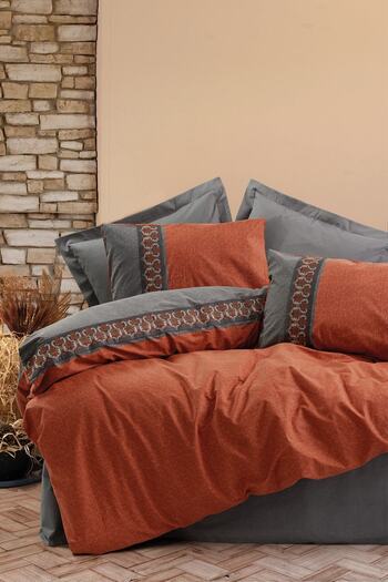 Cotton Box Folk Art Single Duvet Cover Set Tamaya Tile
