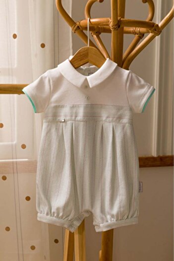 Little Cloud Green boys' overalls