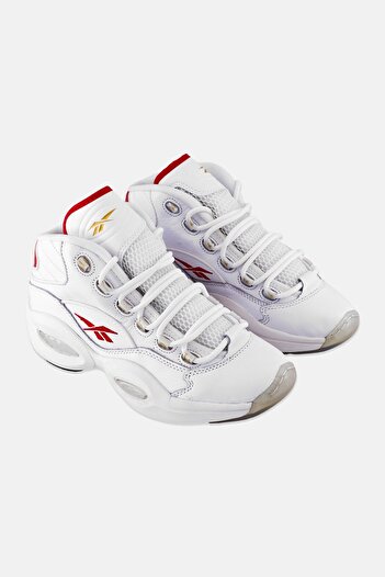 Reebok Men Question Mid Basketball Shoes, White