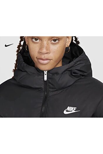 Nike Giyim Mont Kaban W Nsw Sf Dwn Wr Hd Jkt