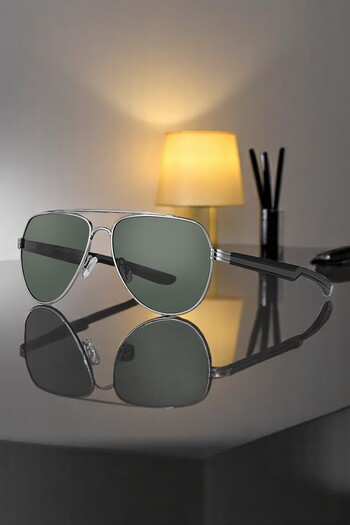 Daniel Klein 100% Polarized Uv400 Protection Silver Color Original Drop Men's Sunglasses Dkg6270C2
