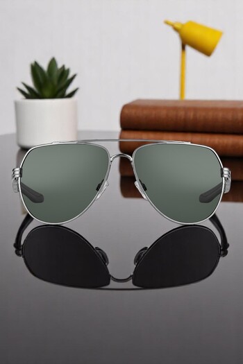 Daniel Klein 100% Polarized Uv400 Protection Silver Color Original Drop Men's Sunglasses Dkg6270C2