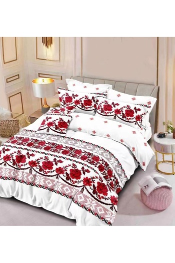 CHIRASO CHIRASO Finet Bedding Set, 6 Pieces, Double Bed, Sheet 180x200, Duvet Cover 200x230, 4 Pillowcases