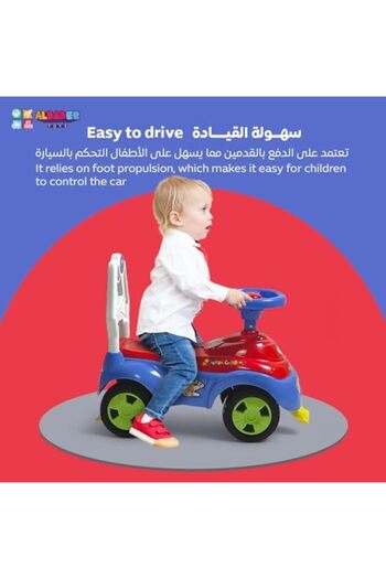 ALBADER Kids Push Ride-On Toys, Ride Baby Car, PVC World Ride, Toys Kids Baby, Children
