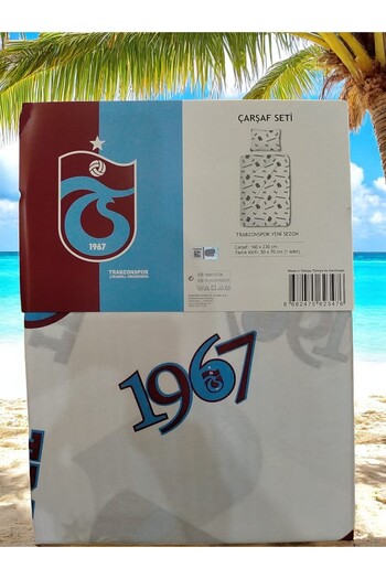 Trabzonspor New Season Licensed Single Sheet Set with Bandroll