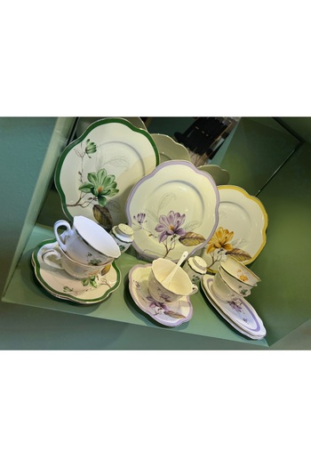 hediye Esterhomedecor 42 Piece Porcelain Breakfast Set for 6 People