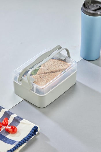 NY HOME Lunch Box Light Blue