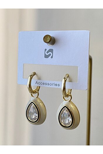 Çelik Drop Model Steel Earrings