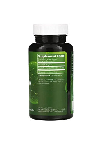 MRM MRM Nutrition Moringa Leaf 60 Vegetarian Capsules
