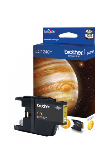 Brother Original Brother LC1240Y Ink Cartridge, Yellow, 600 pages