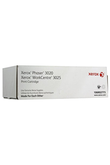 Xerox Cartus Toner Original Xerox 106R02773 pentru Phaser 3020, WorkCentre 3025, Negru, 1500 Pagini