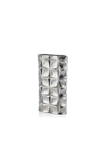 LAMEDORE Diamond Silver Large Vase 8X19X34 cm