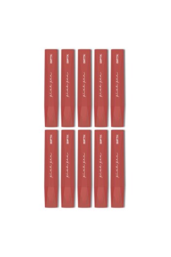 Gıpta Pickpen Cut Tip Highlighter Pen Red (F1551) 10 Pieces