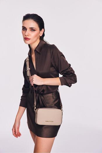 Nautica Women's Messenger Bag - Pebble