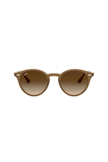 Ray-Ban Ray-Ban RB2180 6166/13 – Ochelari de soare unisex, ramă bej transparent, lentile maro degrade