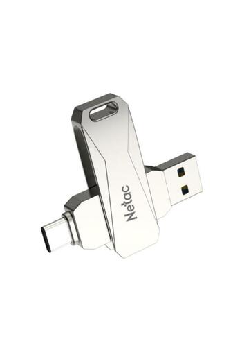 Netac ذاكرة فلاش 64 جيجابايت من النوع C + USB 3.0 - NT03U782C-064G-30PN