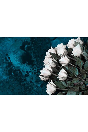 media Photo wallpaper Flowers172 White roses, 250 x 200 cm
