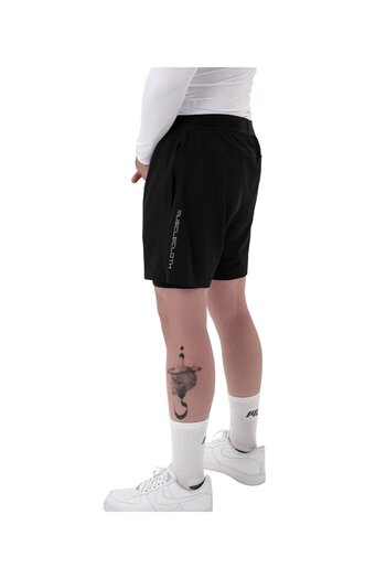 MUSCLECLOTH Performance 2 In 1 Erkek Taytlı Şort Siyah