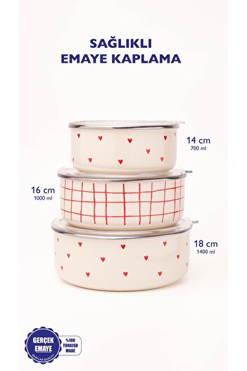 EMAYlab Cupid Food Storage Container Set with Vacuum Lid (Can Be Used in Hobs)