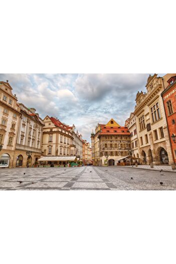 media Self-adhesive photo wallpaper City47 Prague morning, 220 x 135 cm
