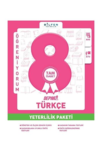 Bilfen Yayıncılık 8. Sınıf Türkçe Depar Yeterlilik Paketi Bilfen Yayınları